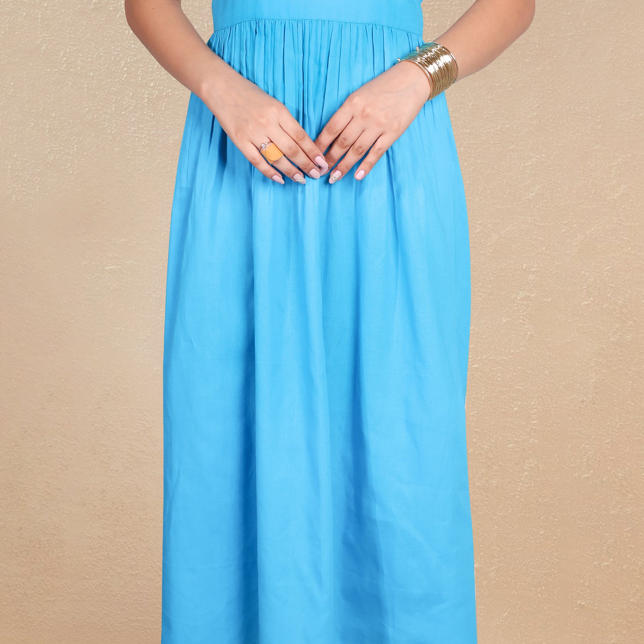 Candy Blue Strappy Dress