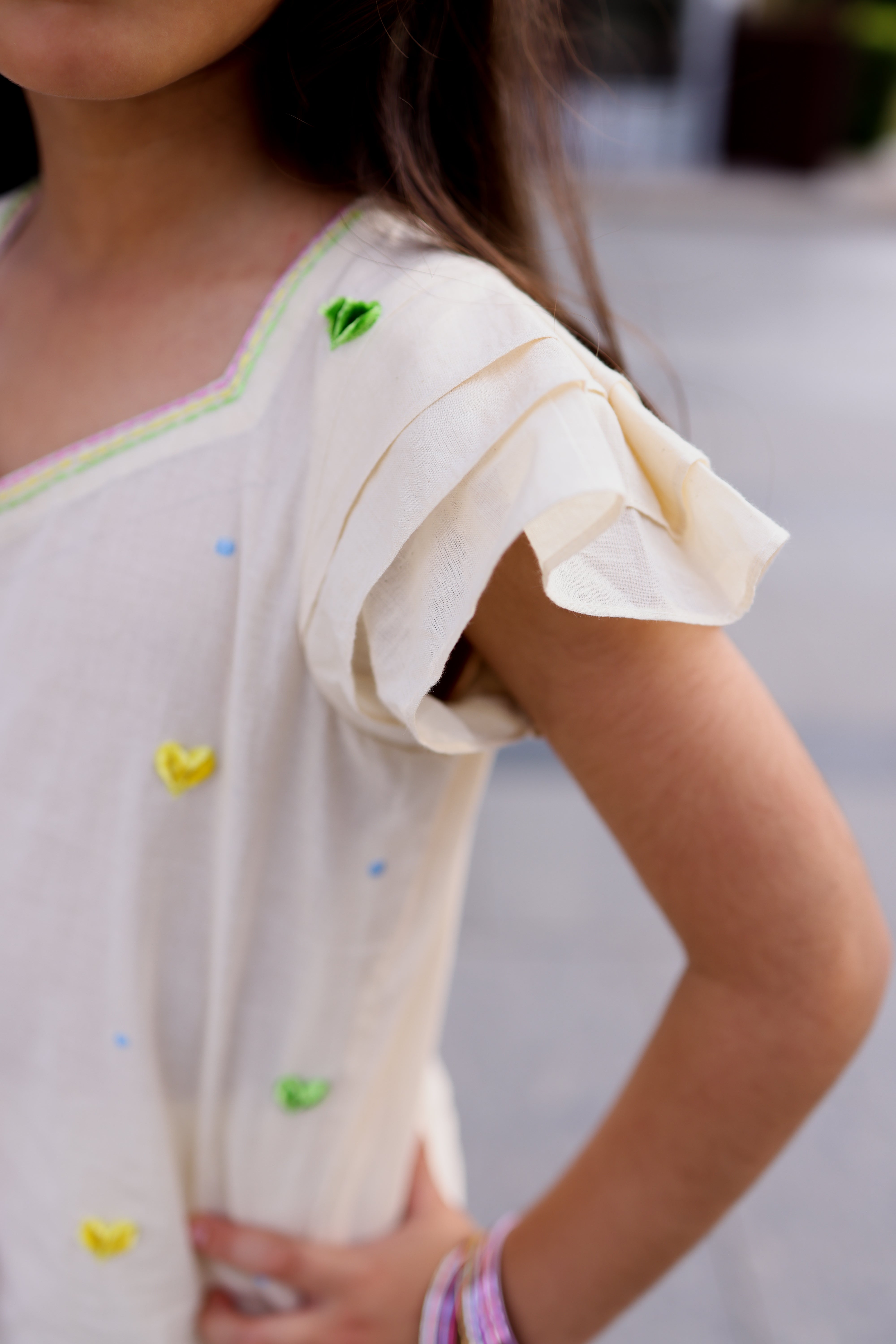 The Happy Hearts Kurta Set For Girls