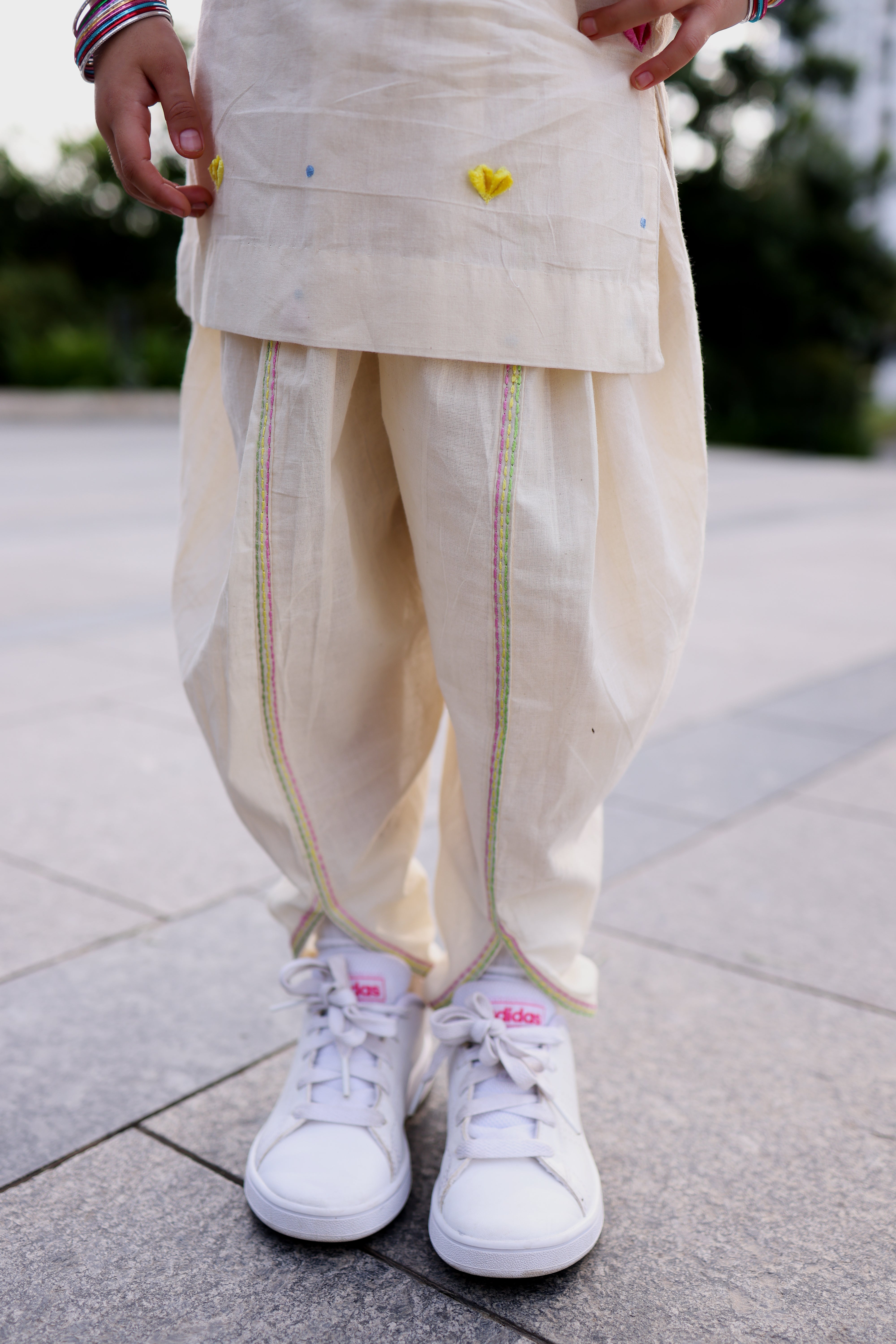 The Happy Hearts Kurta Set For Girls