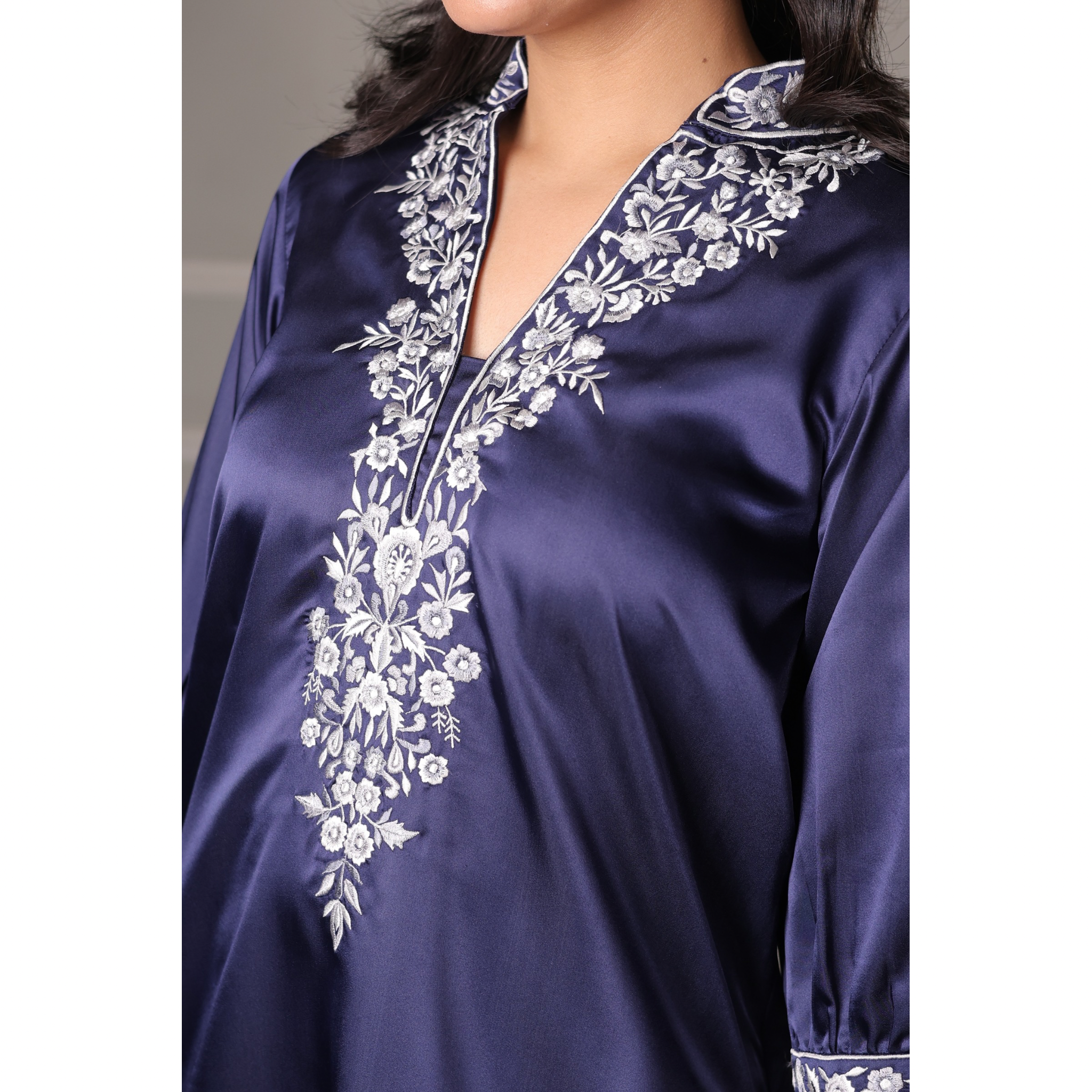 Gulnaar kurta with farshi salwar