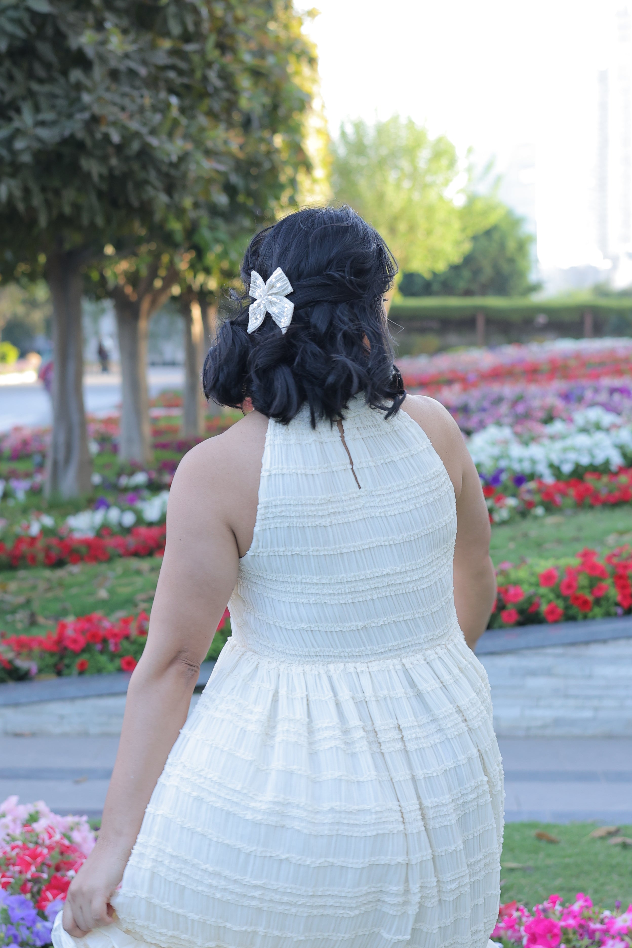 Ruched Georgette Maxi Dress